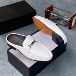 Men's Standard Half Shoe -Valentino (White)