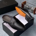 Men's Standard Half Shoe -Valentino (Black)