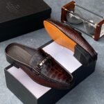 Men's Standard Half Shoe - Valentino (Brown)