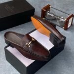 Men's Standard Half Shoe -Valentino (Brown)