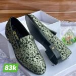 Men's Floral Pattern Formal Loafers