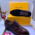 Men's Brown Corporate Buckle Shoes