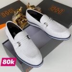 Men's White Casual Loafers