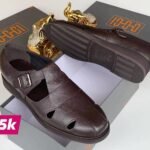 Men's Brown Buckled Casual Sandals