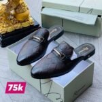 Men's Leather Half-Shoes