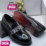 Men's Black Patent Leather Loafers
