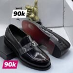 Men's Black Patent Leather Loafers