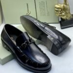 Men's Black Patent Dress Loafers