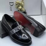 Men's Black Patent Leather Loafers