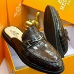 Men's Leather Half Shoes