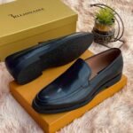 Men’s Black Leather Loafers