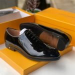 Men’s Black Patent Leather Oxford Shoes