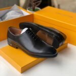 Men’s Black Leather Oxford Shoes
