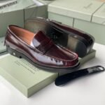 Classic Oxblood Patent Leather Penny Loafer